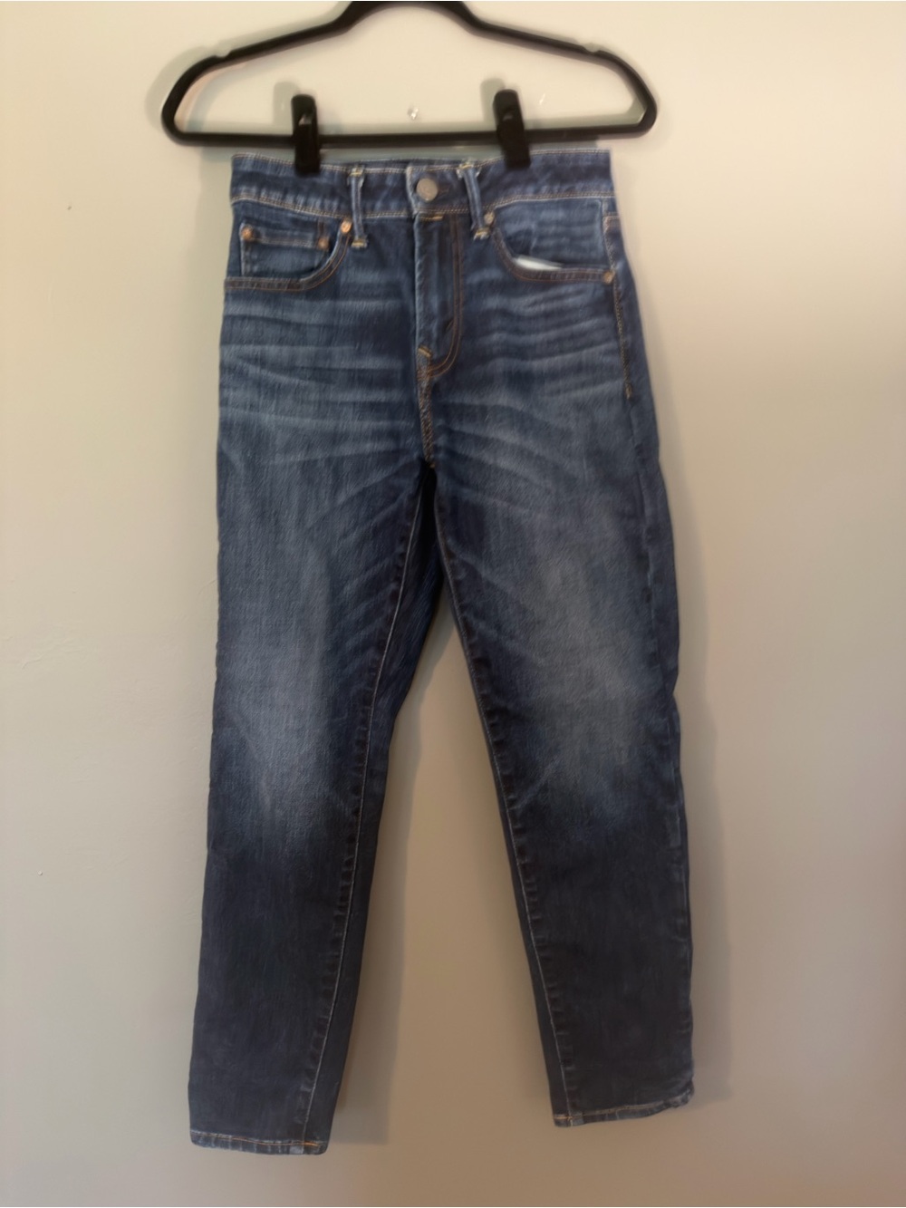 American Eagle Outfitters Men's Slim Straight Blue Jeans